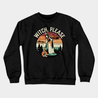 Halloween Witch Crewneck Sweatshirt